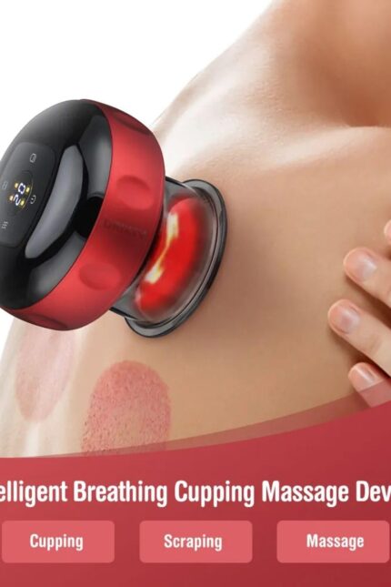 Smart Electric Cupping Therapy Device with Infrared Heat & Vacuum