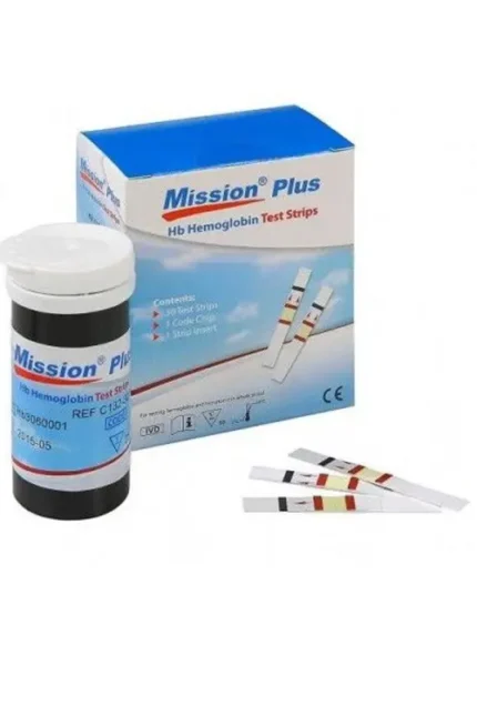 Mission Plus Test Strips for HB Meter