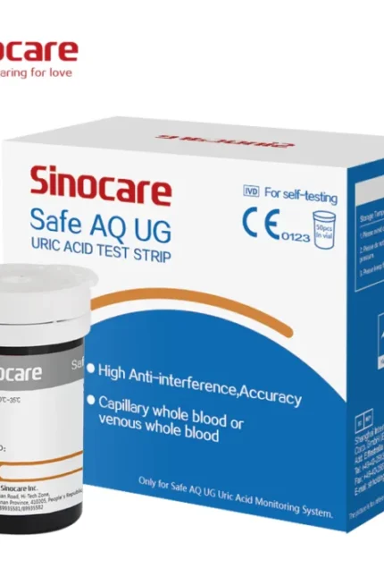 Sinocare Test Strips for UG Uric Acid Test Meter – 25 Test Strips