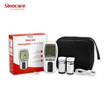 Sinocare Hemoglobin Test Meter with Rechargeable Battery & 50 Test Strips