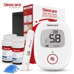 Sinocare Safe AQ Blood Glucometer with 25 Test Strips