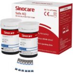 Sinocare Safe AQ Glucometer Test Strips for UG & Safe AQ Meters – 50 Test Strips