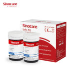 Sinocare Safe AQ Glucometer Test Strips for UG & Safe AQ Meters – 50 Test Strips